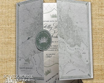 San Antonio Quatrefoil Wedding Invitation DIY We | Etsy