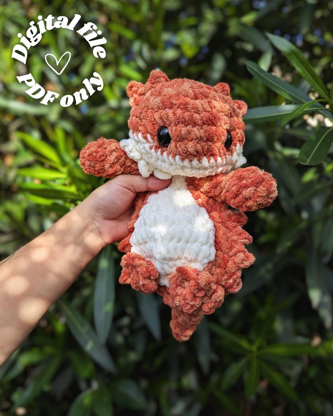30 Bearded Dragon Crochet Patterns for Reptile Lovers, Gifts, and Plush Decor 21 Pogon the Bearded Dragon Snuggler Pattern
