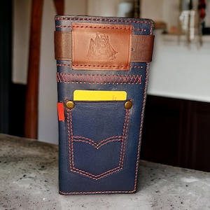 Cartera de piel de primera calidad hecha a mano: una fusión perfecta de estilo y artesanía