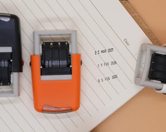 Timbro data personalizzato: planner autoinchiostrante regolabile, ricordo di nozze