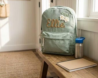Handgemaakte, op maat gemaakte rugzak| Schooltas | Boekentas voor peuters | Schooltas voor kinderen | Kinderrugzak | Kinderrugzak | Kerstcadeau