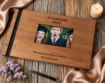 Libro degli ospiti per la festa di laurea, regalo per lei, lui, laureato, album fotografico per gli ospiti, album di ritagli di laurea