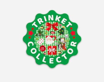 Trinket Collector vinyl sticker