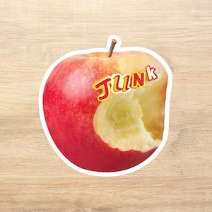 Apple Junk Sticker, Journal Stickers, Junk Journal Sticker, Vinyl Sticker, Journal Cover Sticker, Journal Girl, Apple Sticker