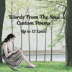 Custom Poem | Personalized Poem | Poetry Gift | Original Poetry | Write A Poem | Poem Gift | Custom Love Poem | Poem Service | Custom Poetry