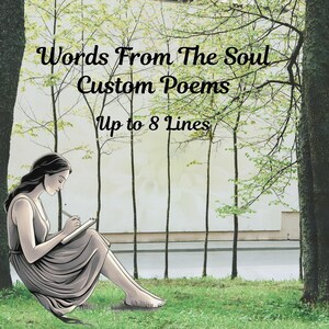Custom Poem | Personalized Poem | Poetry Gift | Original Poetry | Write A Poem | Poem Gift | Custom Love Poem | Poem Service | Custom Poetry