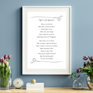 Impressão de poema de melhor amigo | Arte da amizade | Presente de poema de melhor amigo | Decoração de parede de aniversário de amigo | Lembrança de amizade | Arte para impressão