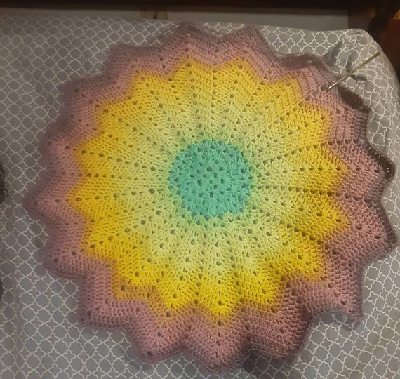 Ripple star crochet blanket pattern sale