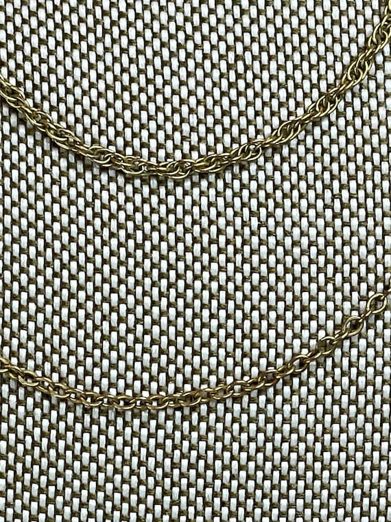 2 vintage 1/20 12kGF chain link necklaces. - image 6