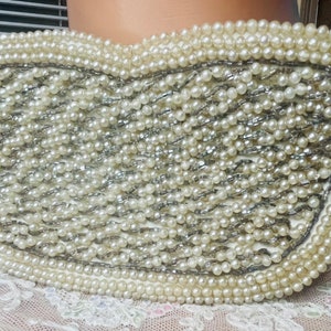 Vintage small beaded wallet made by hand in Japan