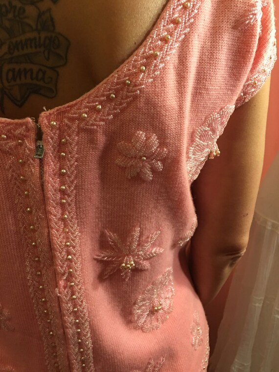 Vintage beaded crop top Gem