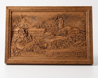 Turn Your Photo Into Wood Art, Custom Relief Carving, Personalized Beech Wall Decor, Meaningful Gift, One of a Kind Piece