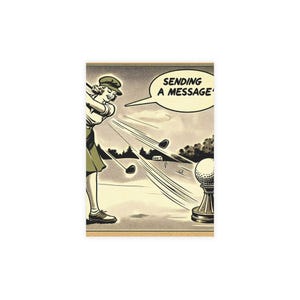 Juego de papelería de golf imprimible con sobres / Tarjetas divertidas de golf para hombres / Regalo para el Día del Padre