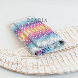 genuine python wallet side view showing slim profile