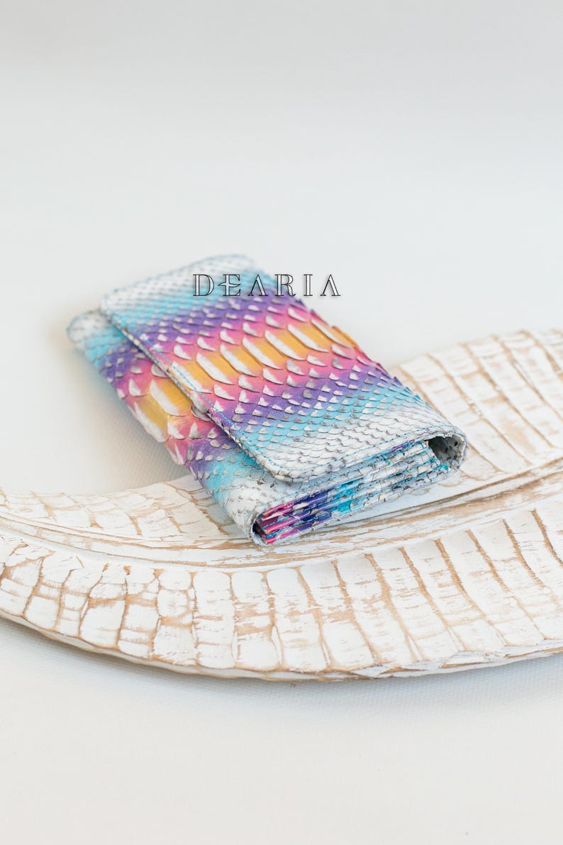 genuine python wallet side view showing slim profile