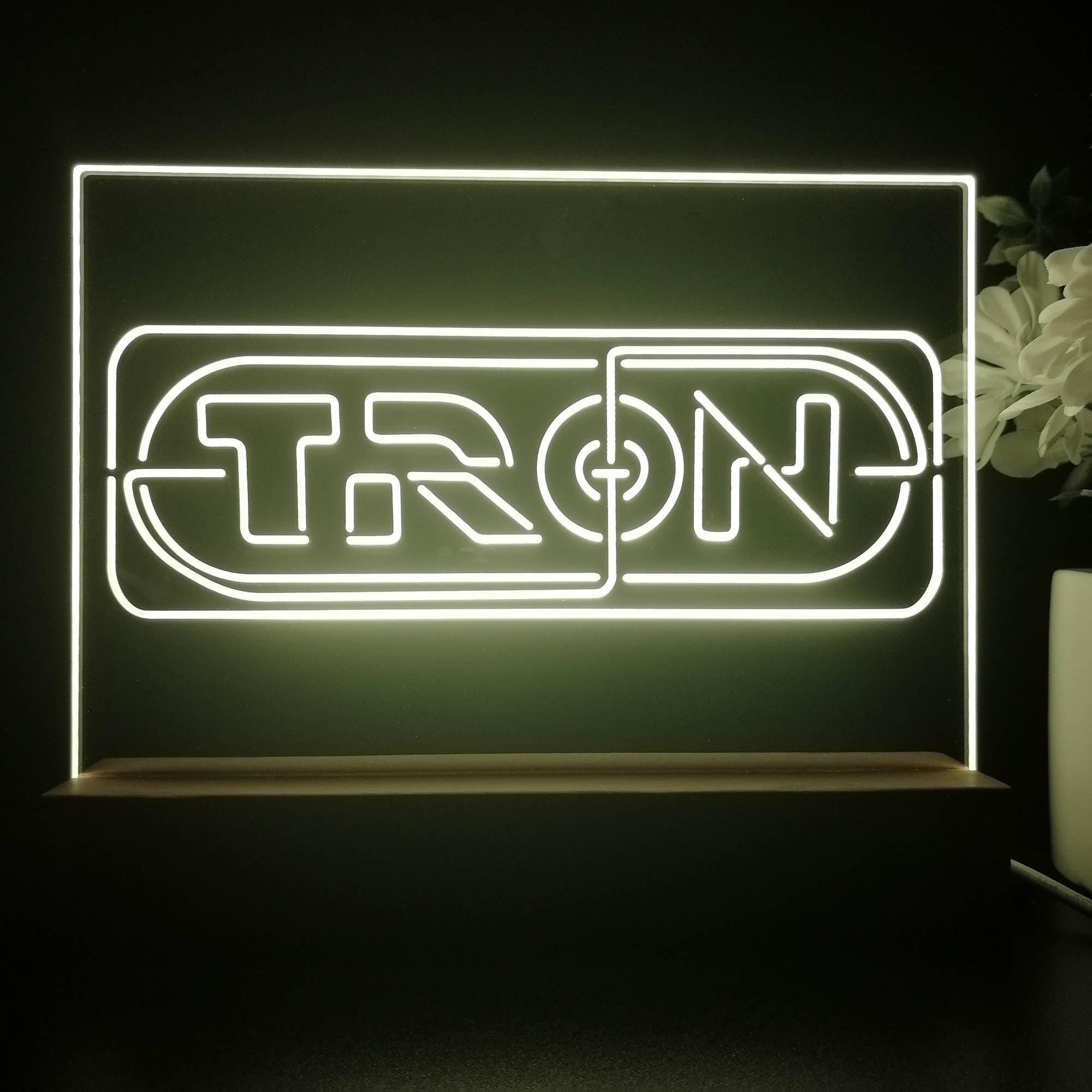 Tron Fiction Night Light Sign, Gamertag Neon Desk Light Sign, Multi ...