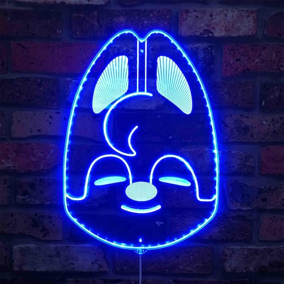 Skzoo Wolf Chan Kpop LED Light Sign, Custom Kpop Stray Kids Neon