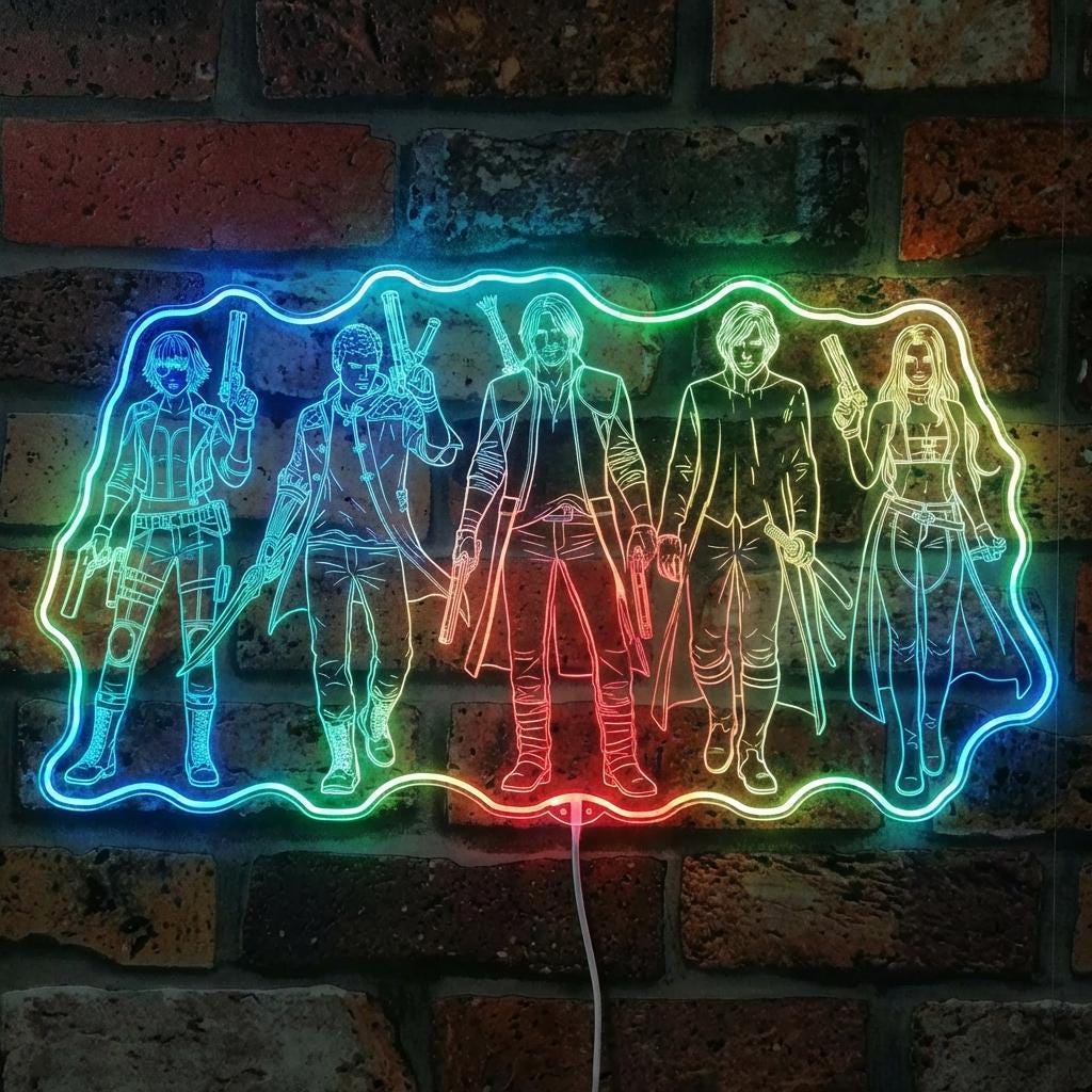 Devil May Cry Neon - Etsy