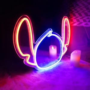 Neon led stitch - Etsy 日本