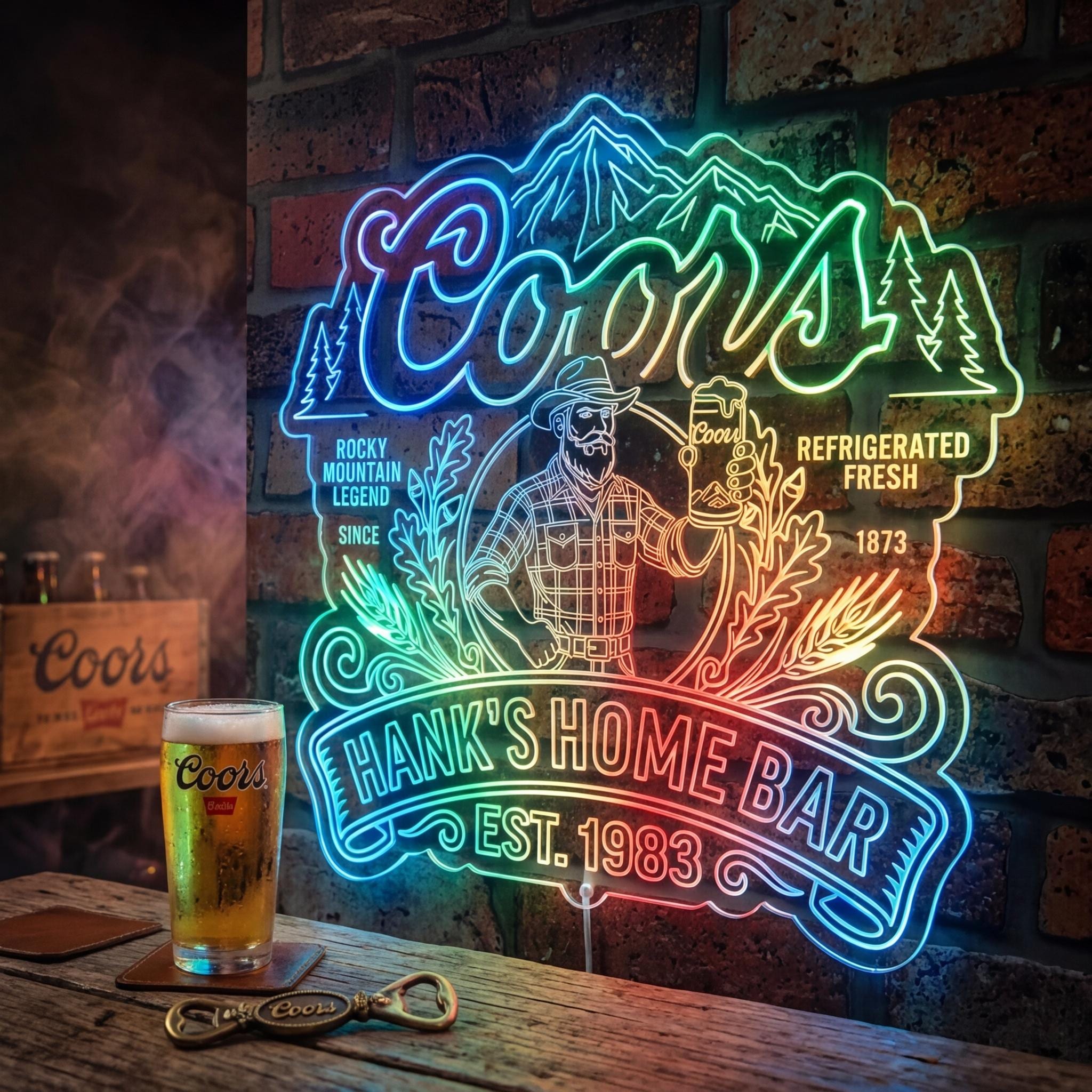 Coors Light Neon Sign - Etsy