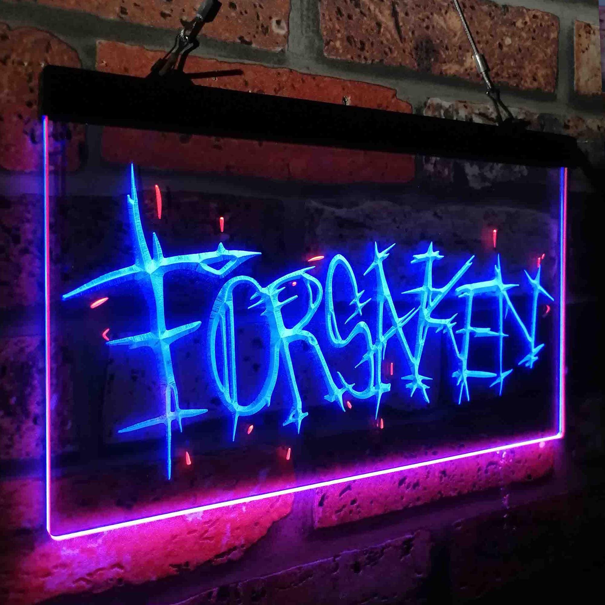 Forsaken LED Light Sign, Custom Game Room Neon Sign, Home Décor