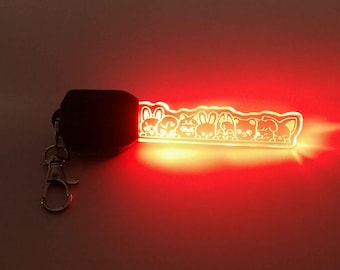 Skzoo LED Light Keychain Charm, Custom Party LED Bag Charm, Kpop Display Gift For Game Room