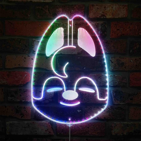 SKZOO Wolf Chan LEDランプ Skzoo Wolf Chan Kpop LED Light Sign, Custom Kpop Stray Kids Neon