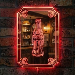 Coca Cola Pub Mirror - Etsy