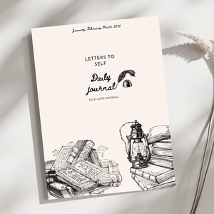 Lumina Journal: Cartas a uno mismo / Planificador digital guiado para el autocuidado y la reflexión
