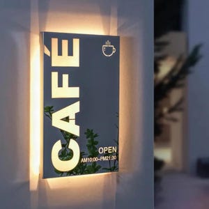 Custom 3D Metal Light Box, Hollow Cut Backlit Sign, Beauty Shop Sign, Reception Sign, Personalized Led Light Box