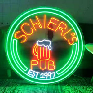 Neon Sign Bar, Custom Neon Sign, Neon Sign, Neon Light, Personalized Gifts, Holiday Gift, Wedding Gift, LED, Wedding Neon Sign, Wall Decor