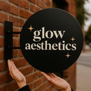Blade Sign | Outdoor Advertising Sign | Shop Sign Custom | Sign for business | Salon Sign | Hanging Sign | Multi tier Sign| Storefront Sign