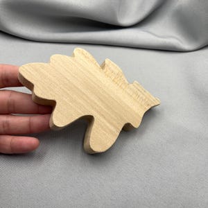 Chunky unfertige Holz Herbst Blätter, Eichenblatt Form Ausschnitt, DIY Handwerk Versorgung, rustikale stehenden Rohling bereit zu malen, Klassenzimmer Wanddekoration