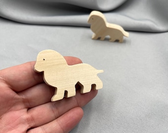 Unfinished Wooden Lion Cutout, Figurine Kids Craft Birthday Gift, DIY Supplies, Wood Safari Animal, Ready to Paint, Mini Lion Shape