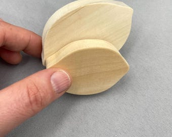 Unfinished Wood Lemon Shape, Wooden Small Fruit Cutout, Standing Craft Blank, Primitive Basket Filler, Lemon Silhouette