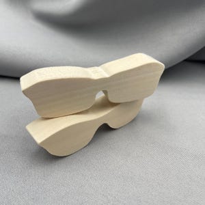 Vasitos de madera sin terminar, recortes gruesos de madera de verano en blanco, suministros de manualidades para niños, decoración de casa de playa para mesa