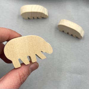 Unfertiger Schaf-Holzausschnitt, DIY-Handwerk Kinderdekoration, kleines Bauernhoftier-Thema, stehendes Lamm rustikale Figur, Mini-Tablett-Dekor