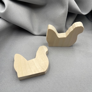 Kleines Huhn, Holz Bauernhof Tier, Huhn Küken Vogel, Huhn Ausschnitt, Tablett Dekor, Mini Figur, Huhn Geschenk für Kinder, Bastelbedarf