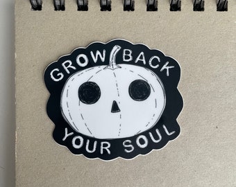 Spooky Jack-o-lantern- Vinyl Sticker inspired by Joe Pera Talks With You