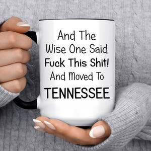 Moving to Tennessee Gift, Relocating to Tennessee Gift, Tennessee Mug, Co-worker relocation present, Moving away gift, Funny moving gift