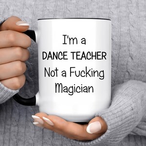 Dance Teacher Gifts for Women & Men l For Ballet Teacher, Coach l Appreciation, Thank You Gift l Personalized Custom Name Coffee Mug