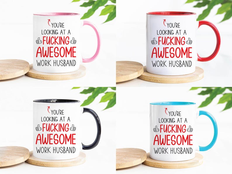 Best Work Husband, Funny Boss, Coworker Gift Mug, for Birthday