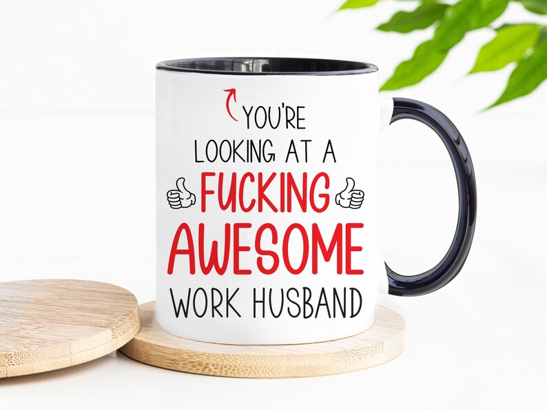 Best Work Husband, Funny Boss, Coworker Gift Mug, for Birthday
