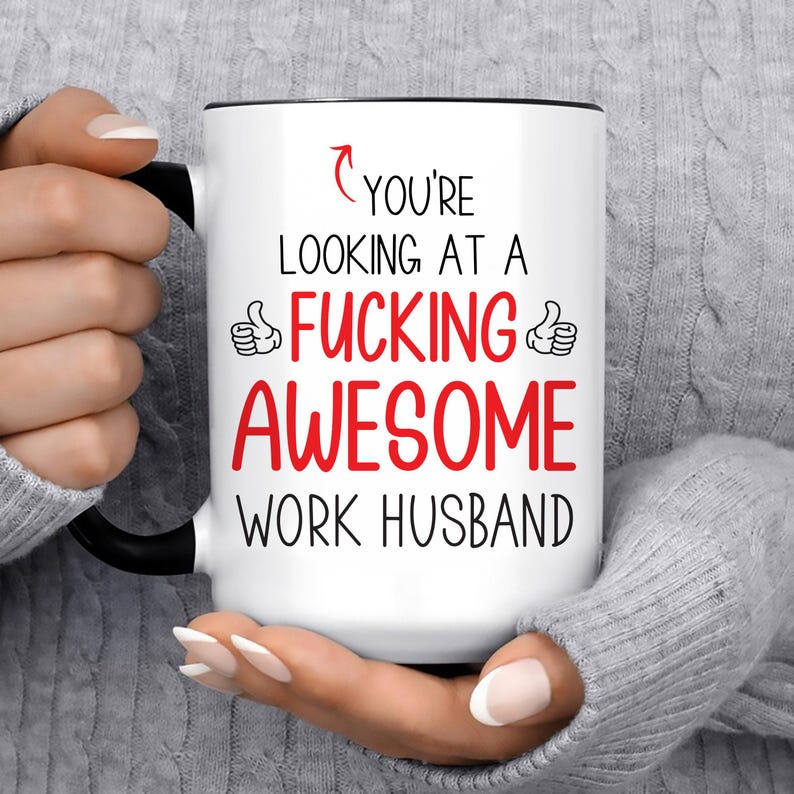 Best Work Husband, Funny Boss, Coworker Gift Mug, for Birthday