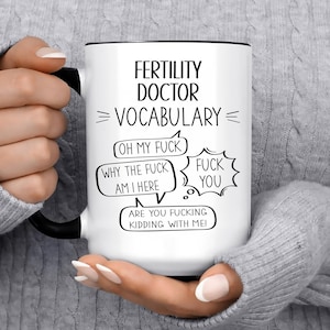 Fertility Doctor Gift Mug for Men and Women l For Birthday, Appreciation, Thank You Gift, A Personalized Custom Name Coffee Mug