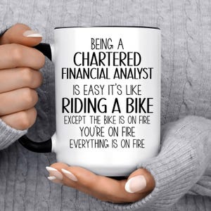CFA, Chartered Financial Analyst Mug for Men and Women l For Birthday, Appreciation, Thank You Gift, A Personalized Custom Name Coffee Mug