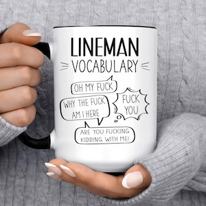 Best Power Lineman Gift Mug For Women and Men, For Christmas, Birthday, Appreciation, Thank You Gift, A Personalized Custom Name Coffee Mug