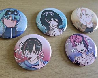58mm Alien Stage Badges (Valentines Art Edition)