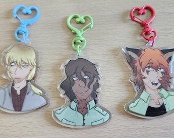 Boyfriend to Death Epoxy Keychains