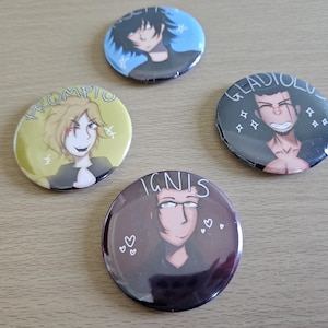 58mm Final Fantasy XV Badges
